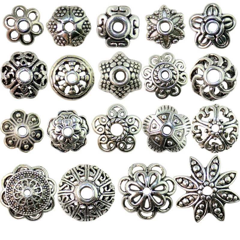 Бисерные наконечники (Zhuheyuan) Assorted декоративные разделители бусины, флористические дизайны, аксессуар для браслета DIY