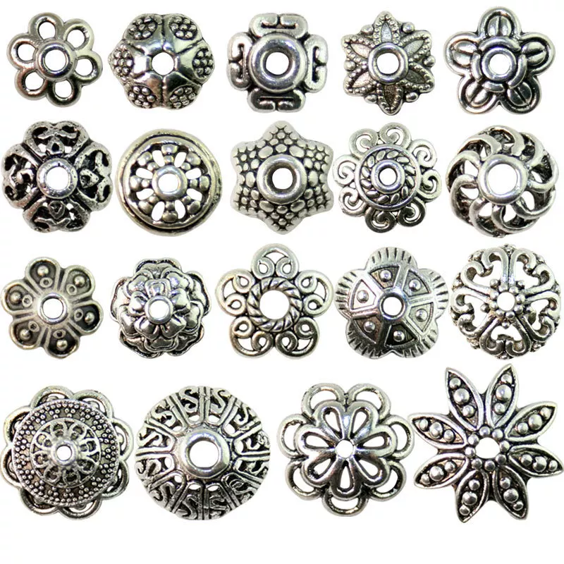 Бисерные наконечники (Zhuheyuan) Assorted декоративные разделители бусины, флористические дизайны, аксессуар для браслета DIY