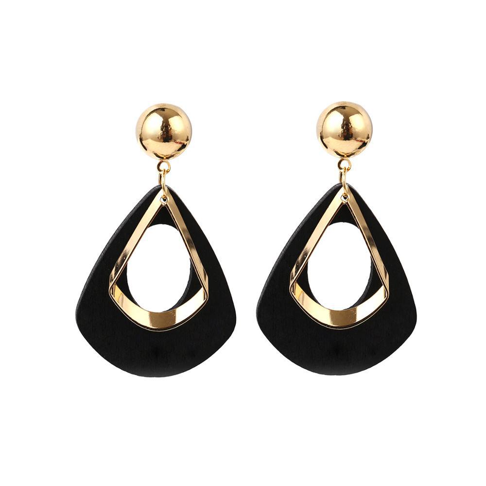 1 Pair Lady Geometric Metal Women's Drop Earrings display picture 4