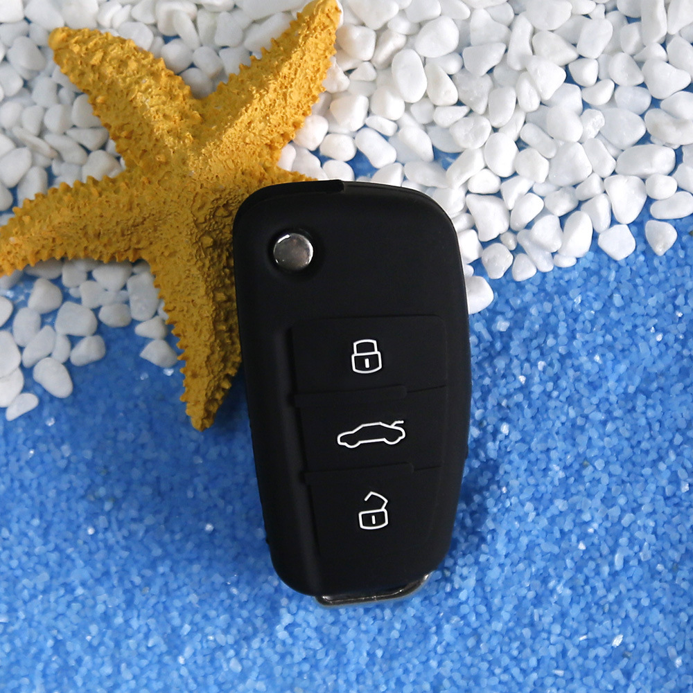 For Audi A6L RS6 RS7 silicone key case R8 S8 key case RS5S4 remote control case Silica ge