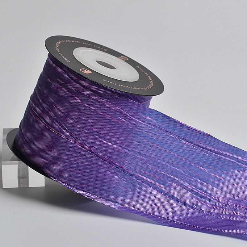 Impresión de la cinta arco regalo cuerda cinta plisada coreana accesorios de embalaje en stock al por mayor Corea del Sur cinta de poliéster