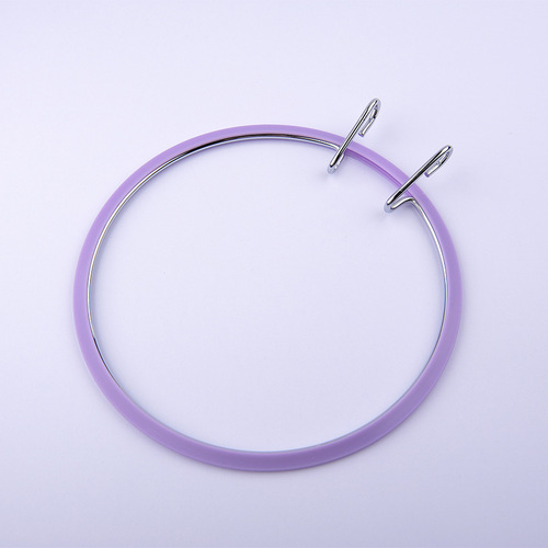 Embroidery stretcher, embroidery diy plastic embroidery booth, cross-stitch stretcher, embroidery hoop metal, adjustable 7.25 inches