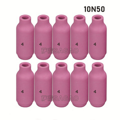 Cross-border argon arc welding accessories porcelain nozzle WP17/18/26 welding gun porcelain nozzle 10N49/50 porcelain nozzle export quality