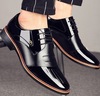 Men Wedding leather shoes PU business formal dress shoes