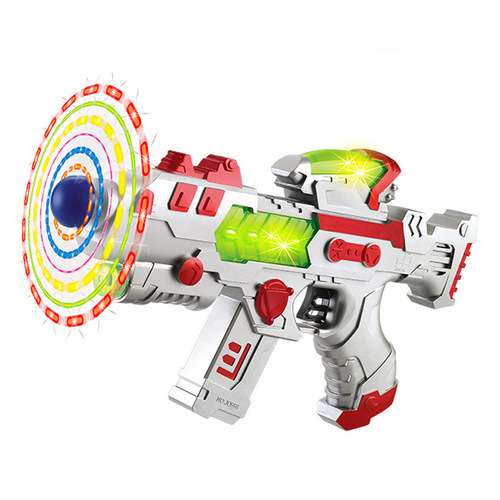 Internet celebrity toys electric sound and light music gun eight-tone gun street stall park toys wholesale boys and girls game props