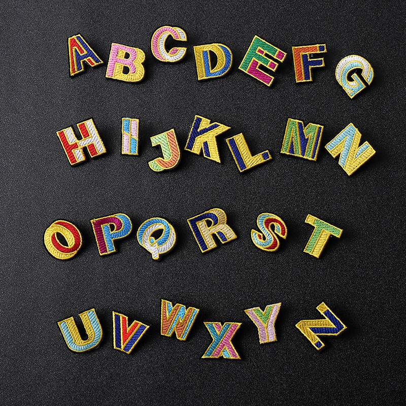 Couple's Gender Letter Embroidery Brooch ins Fashionable Distinctive Japanese Style Cute Bag Accessories Pin Men's and Women's Badges