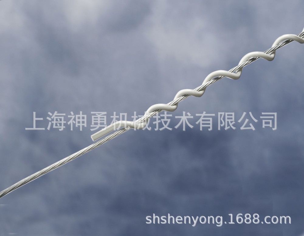 源头厂家供应 预绞式PVC材质防振鞭   ADSS光缆防震鞭 螺旋减震器