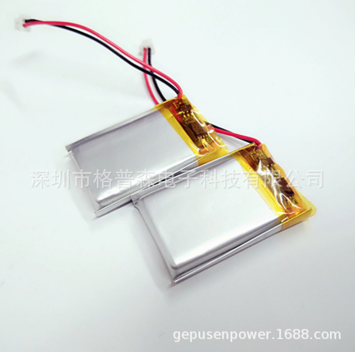 超薄602030聚合物锂电池蓝牙点读笔音箱3.7V充电300mAh电池