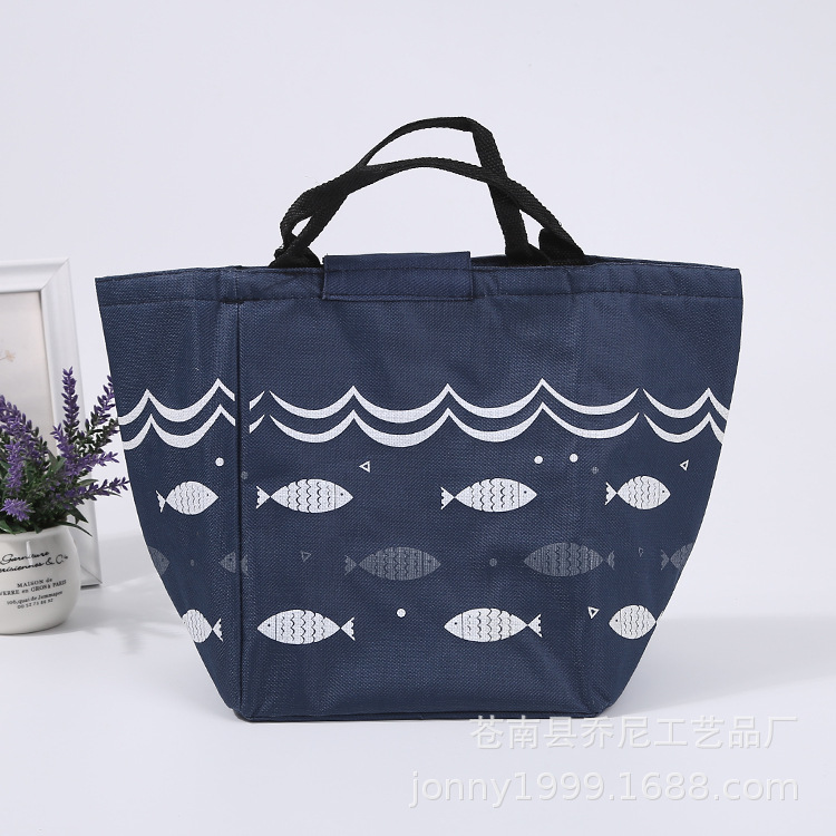 厂家专业定做帆布铝箔保温手提袋 优质彩印帆布手提袋可定制logo