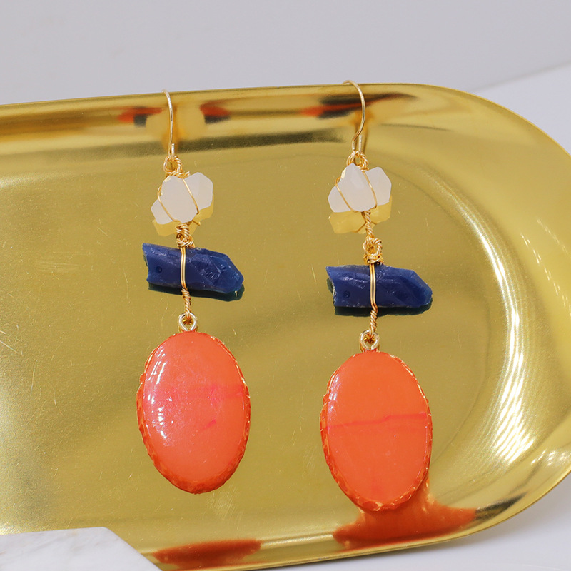 New Fashion Resin Earrings Wholesale display picture 4