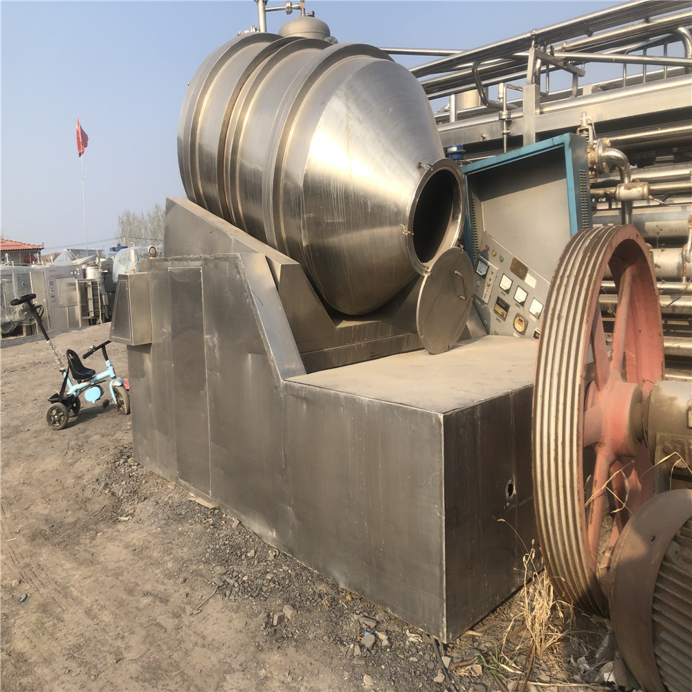 出售二手二维混合机不锈钢饲料混合机 混合机运动二维混合机