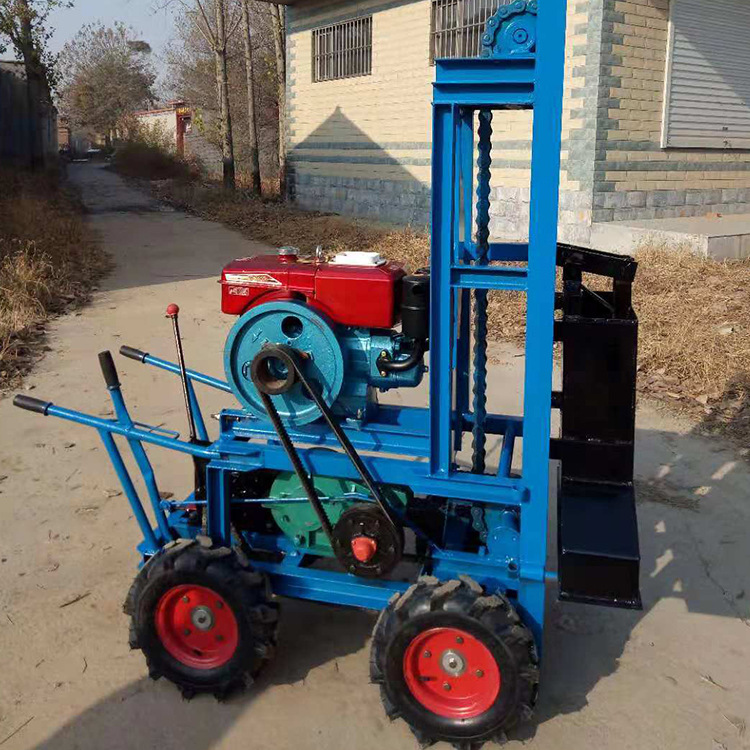 自行走式链条打夯机路面夯实柴油动力电动多型号可手推式打夯机