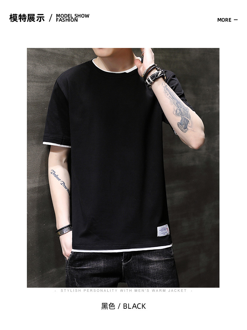 T-shirt homme en coton - Ref 3439243 Image 45