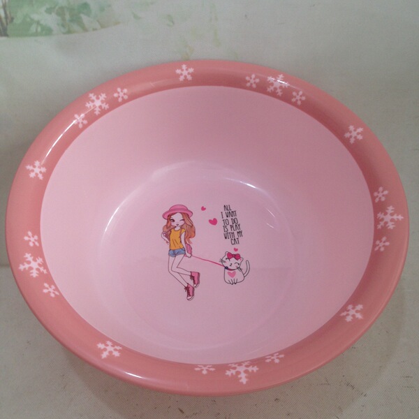 Plastic two-color hygienic washbasin for home use for students for…