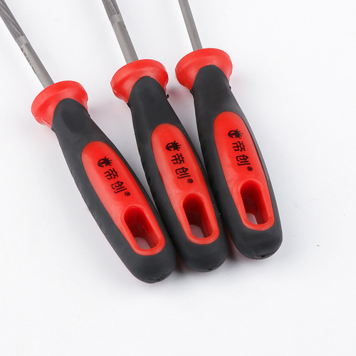 Dichuang chain saw file, electric chain saw chain file, logging saw circular file, two-color handle chain saw accessories grinding tool