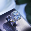 Platinum one size wedding ring for princess, accessory, platinum 950 sample