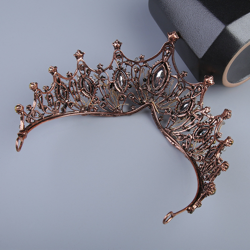 Fashion Crown Alloy Plating Rhinestones Crown display picture 2