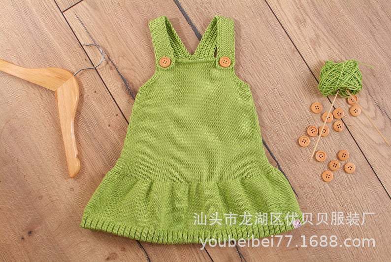 Baby Clothes 2020 Spring and Autumn Baby Knitted Bodies Men and Women Baby Sling Sweater Skirt Girl Children