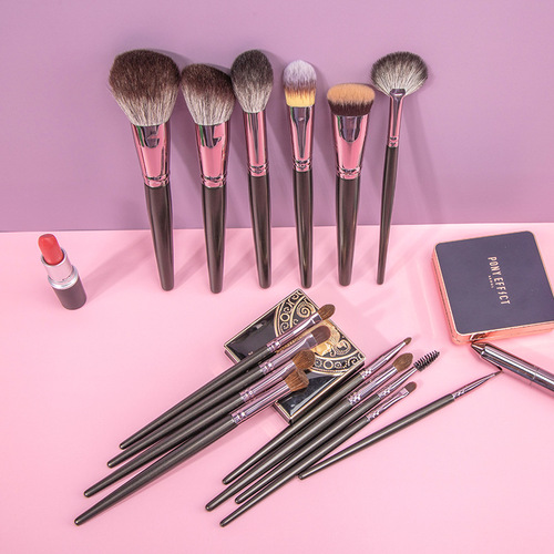 Cangzhou makeup brush set animal hair foundation brush loose powder brush eye shadow brush blush brush beauty tools complete set wholesale
