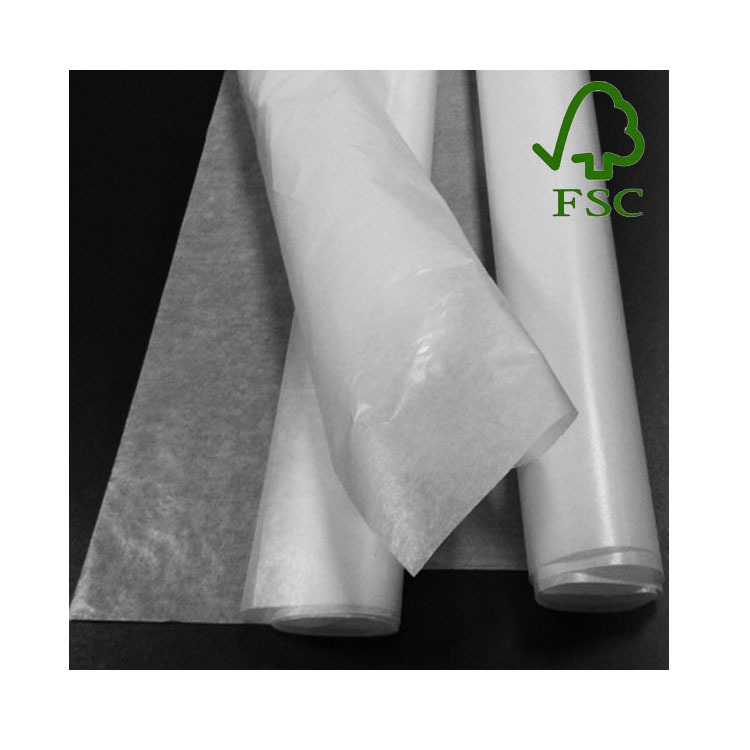 本白35克蜡光纸 印刷定制LOGO 尺寸 食品级蜡光纸印刷