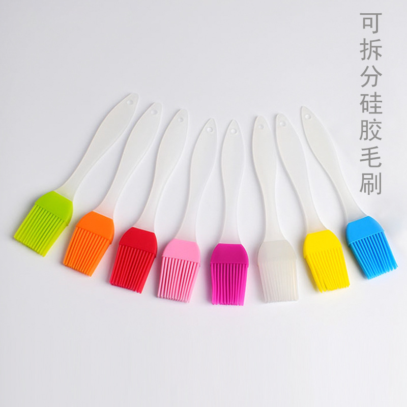 佳居加密毛柱硅胶毛刷油刷蛋糕毛刷烧烤刷料理调料扫刷BBQ刷小号