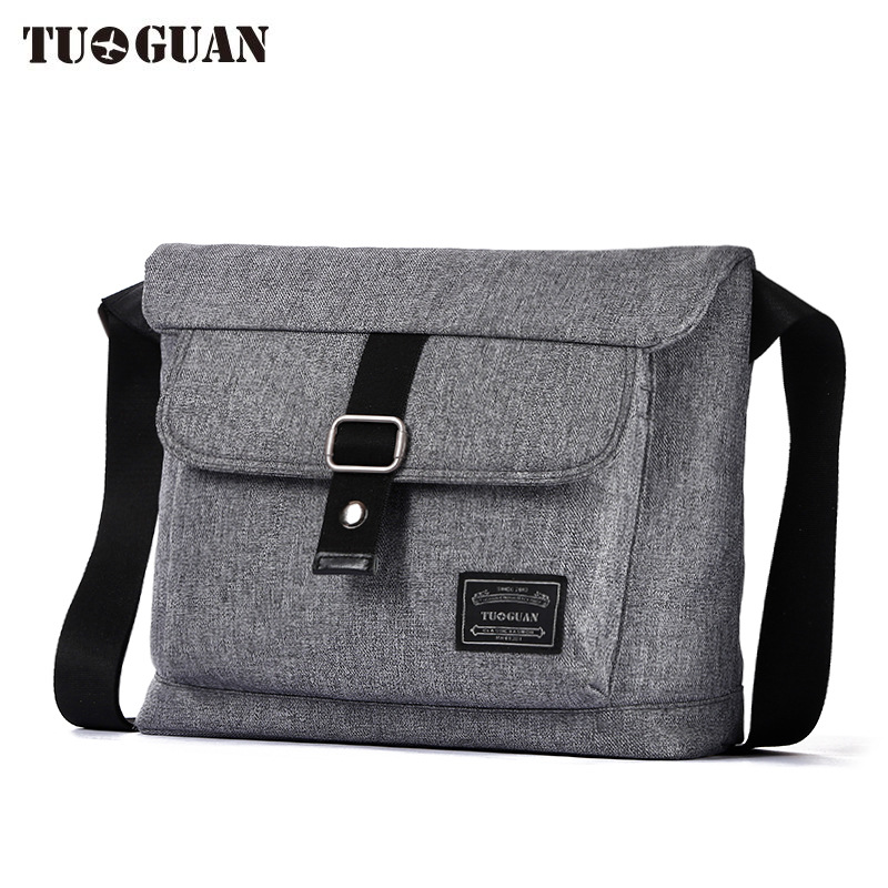 Men's shoulder bag canvas messenger bag...