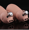 Cross -border Douyin Nasal Pig Creative Mini Pink Double Fire Pig Flexible Lunar Plight Wholesale Stalls