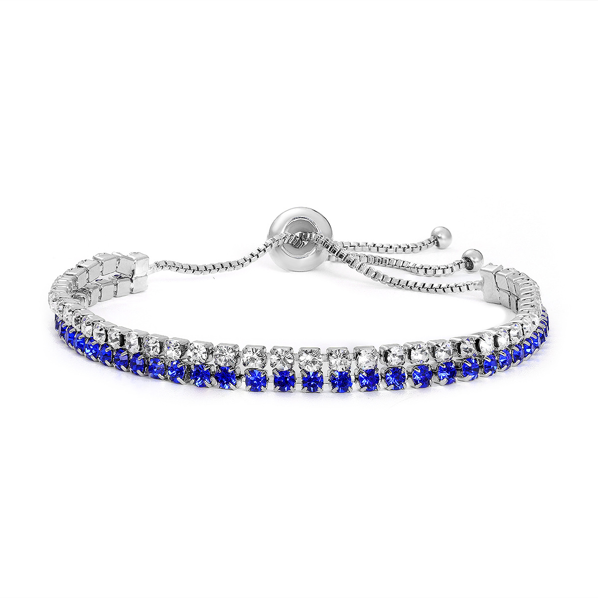 Europäisches Und Amerikanisches Einfaches Und Modisches Zweifarbiges Mix-and-match-paar-kupfer-eingelegte Hao-armband Mit Diamanten Und Kaltem Wind display picture 11