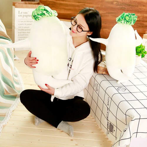 Creative Japanese-style sexy white radish pillow doll Korean funny doll plush toy girl doll
