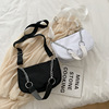 Summer small design shoulder bag, nylon underarm bag, one-shoulder bag, chain, 2023, internet celebrity, chain bag