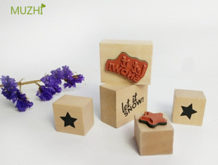 Manufacturer Creative Seal DIY Handbook Digital English Wooden Seal Set