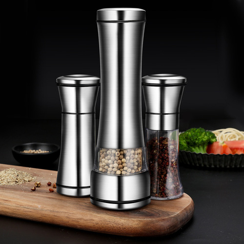 German-style 304 stainless steel pepper grinder household manual pepper grinding black peppercorns pepper grinding bottle