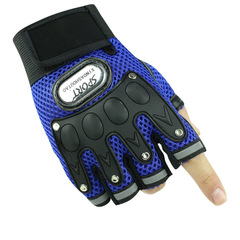 A pair of unisex outdoor half-finger mesh breathable anti-slip cycling gloves for Taobao and WeChat supplier