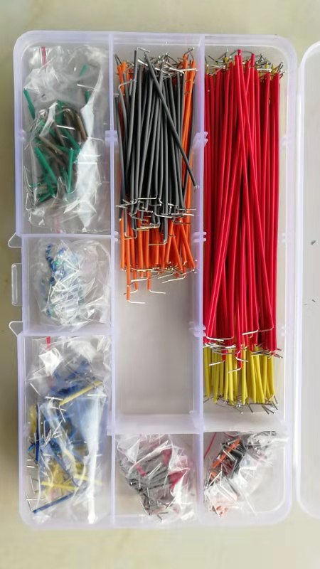 盒装14种长度140根560根跳线 面包板线 用连接线 面包板跳线