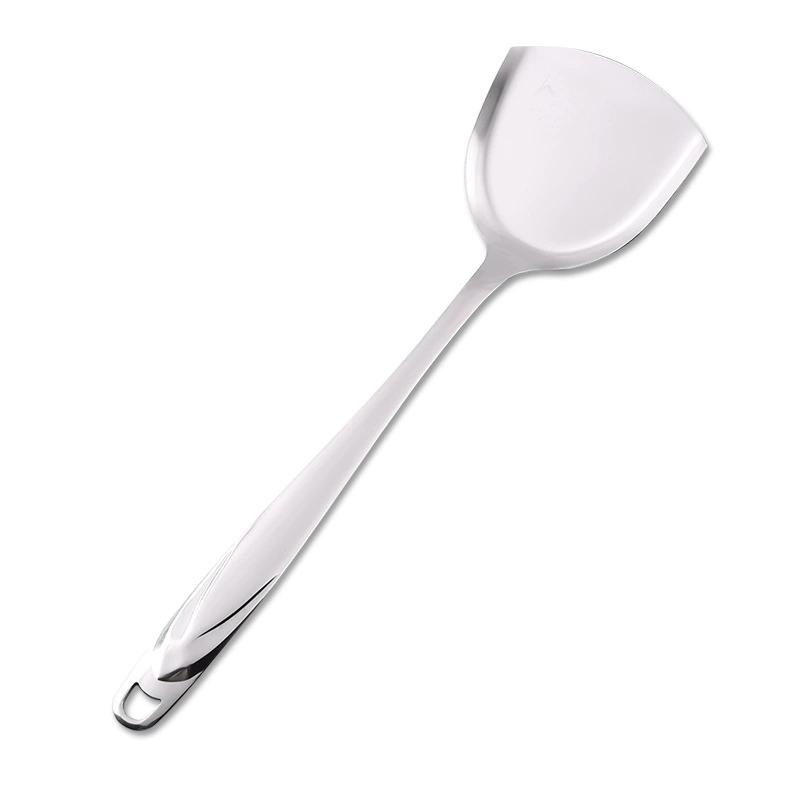 Wholesale 201 stainless steel cooking spatula household restaurant hot pot colander soup spoon spatula set kitchen utensils