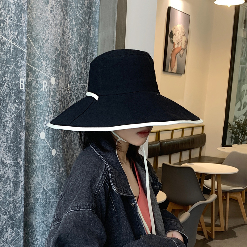 Summer Korean Sunscreen Uv Basin Hat display picture 5