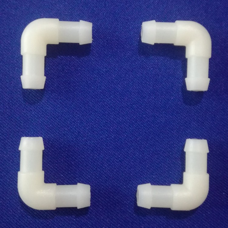 批发按摩椅用尼龙8mm气油水族塑料软管L型小弯通接头