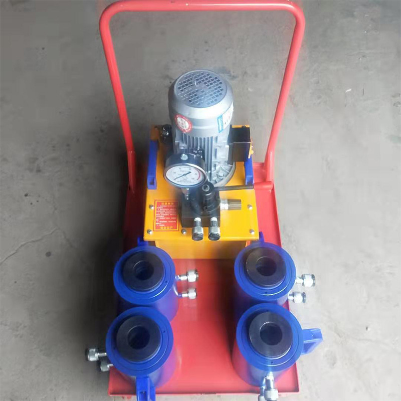 液压板换夹紧器电动液压换热器一拖四厂家直销可定做换热顶板机