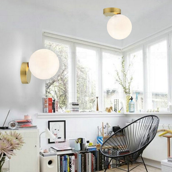 Modern and minimalistic sconce for bed for living room