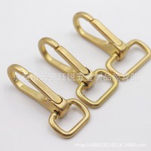 新款日版純銅鑰匙扣 黃銅箱包鈎扣財布鏈連接扣純銅包帶扣好品質