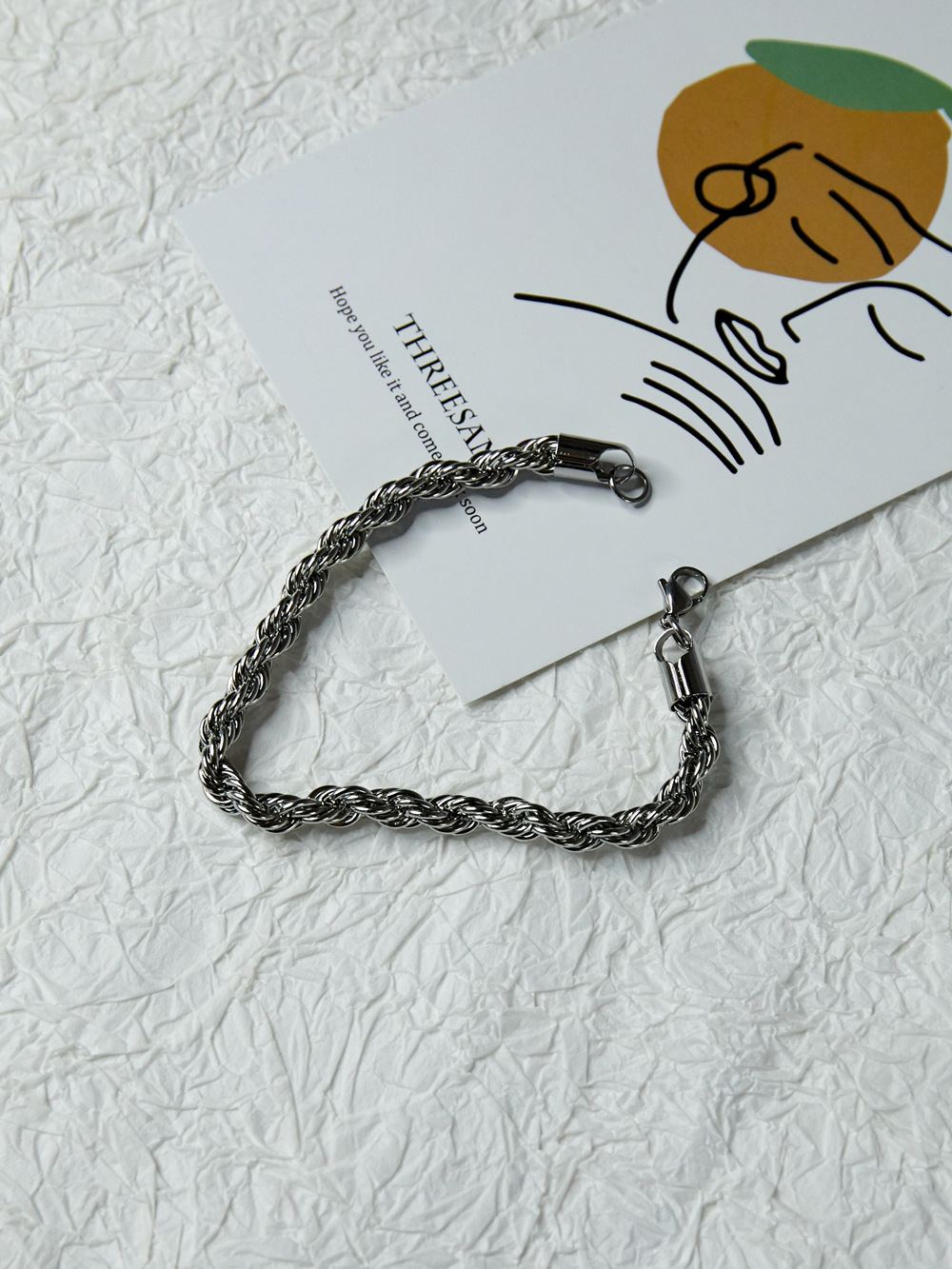304 Stainless Steel Chain Material 1 Piece Quantity Holiday, Daily Occasion Simple Style Solid Color 304 Stainless Steel Plating 18K Gold Plated PVD Coated Men's Bracelets Men's Chain Bracelets