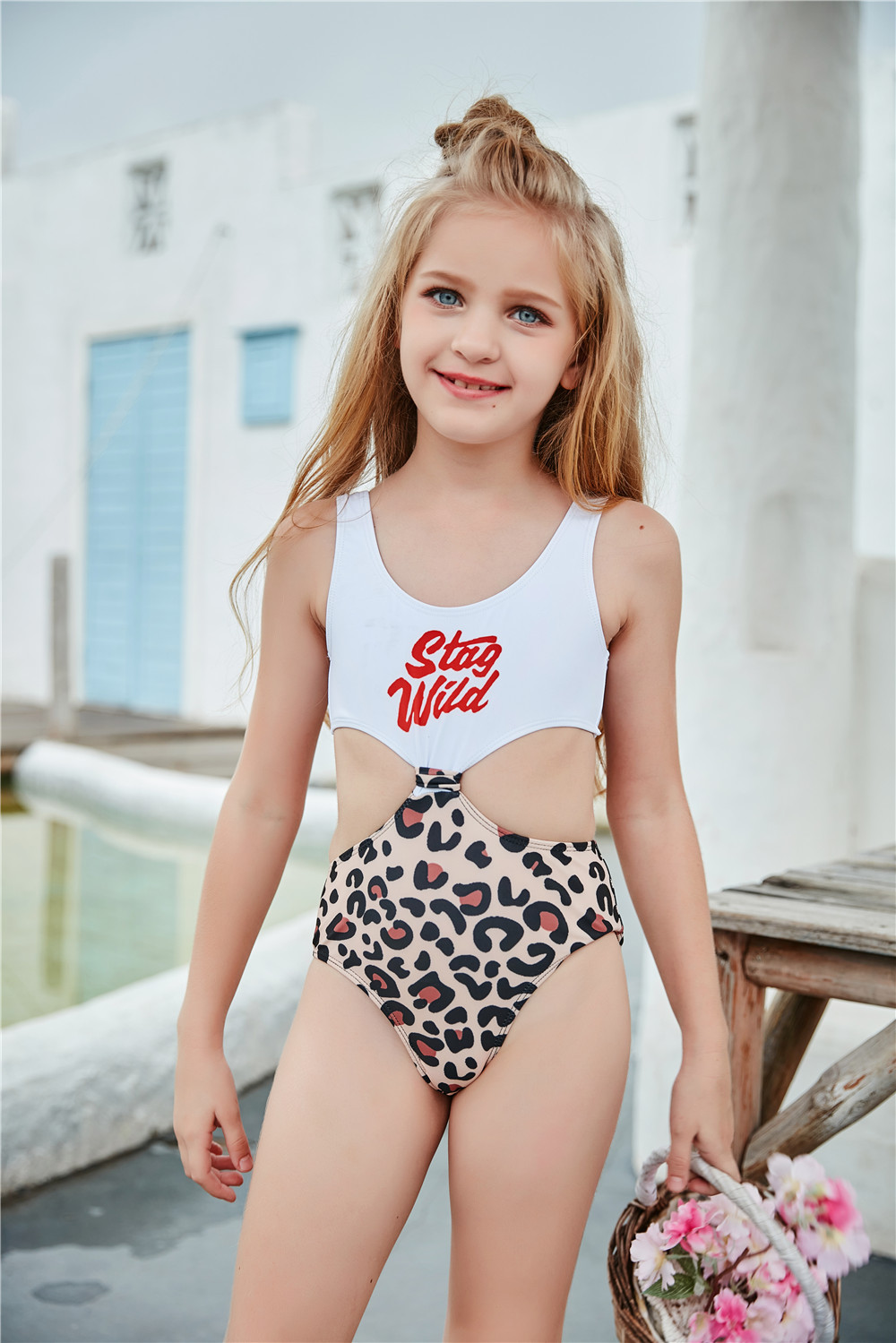 children s new bikini one-piece swimsuit  NSHL16801