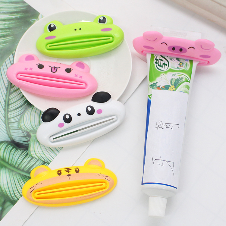 T 卡通挤牙膏器韩版 手动牙膏挤压器懒人化妆品洗面奶挤压器批发|ms