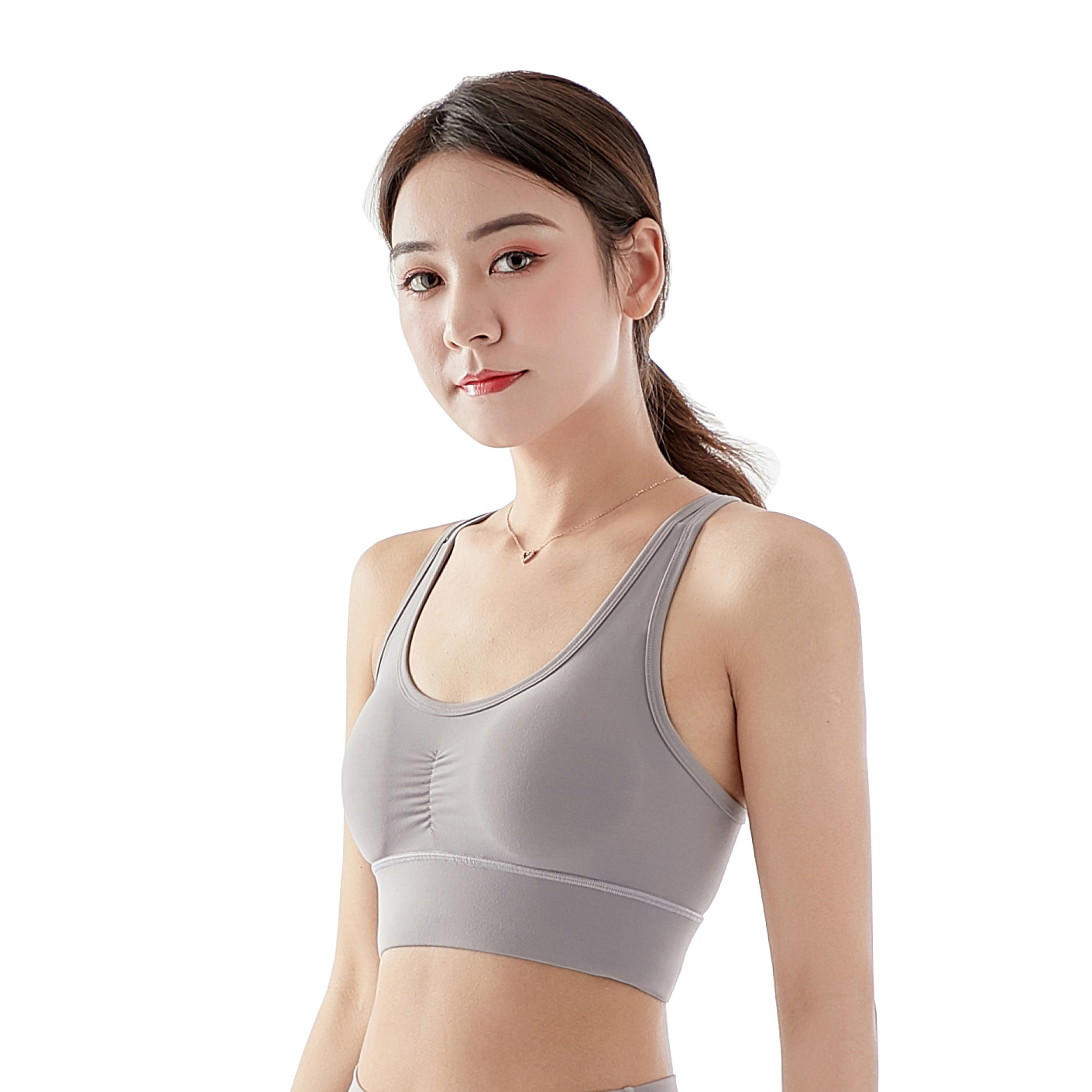 Yoga Fitness Shock Proof Breathable Quick Dry Sports Bra Inner Vest Girl Women