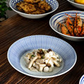 西田木雨 亨利碗 日式高温釉下彩手绘陶瓷餐具 8寸盘菜盘水果盘