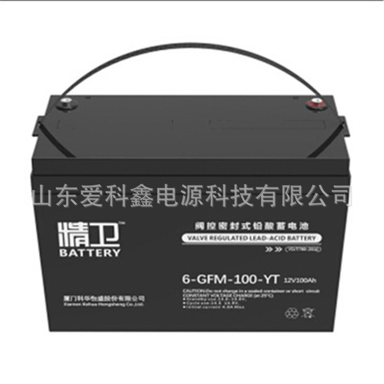 精卫蓄电池12V100AH 6-GFM-100-YT 直流屏UPS太阳能铅酸蓄电池