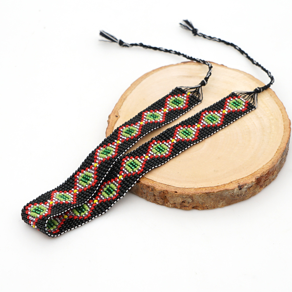 Fashion Exotic Bohemian Retro Ethnic Style Hand-woven Mgb Rice Beads Girl's Necklace display picture 24