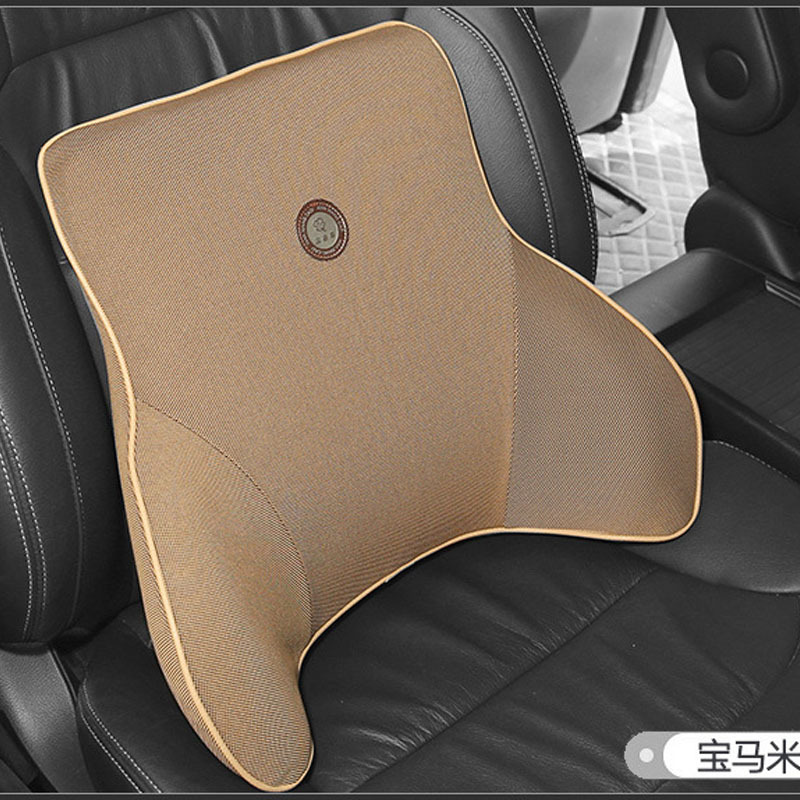 (2개) 메모리 폼 큰 허리 느린 리바운드 공간 거품 허리 베개 사무실 의자 베개 다시 쿠션 자동차 용품
