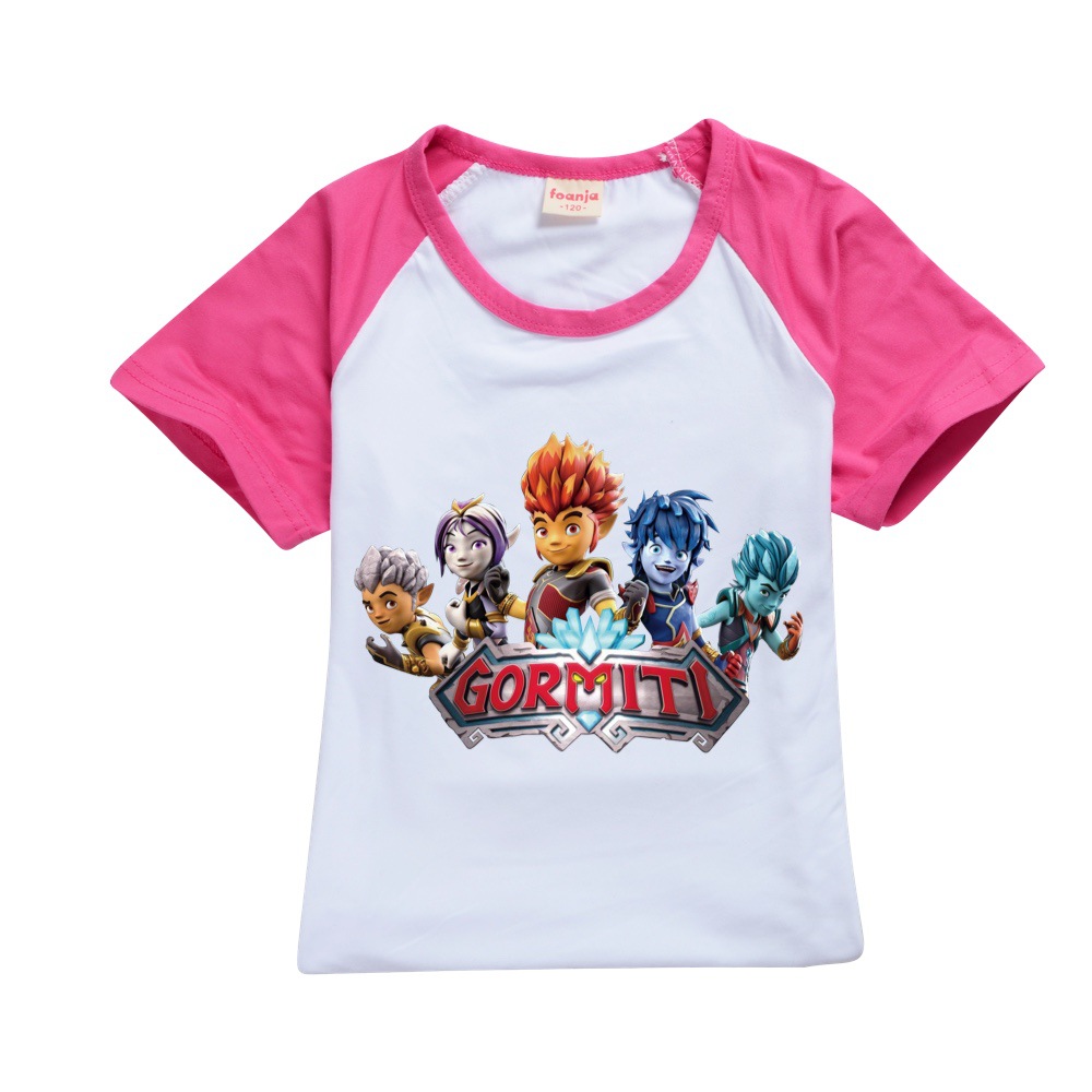 Gormiti Gioco T-shirt Childres Set di vestiti Cartoon Casual Baby