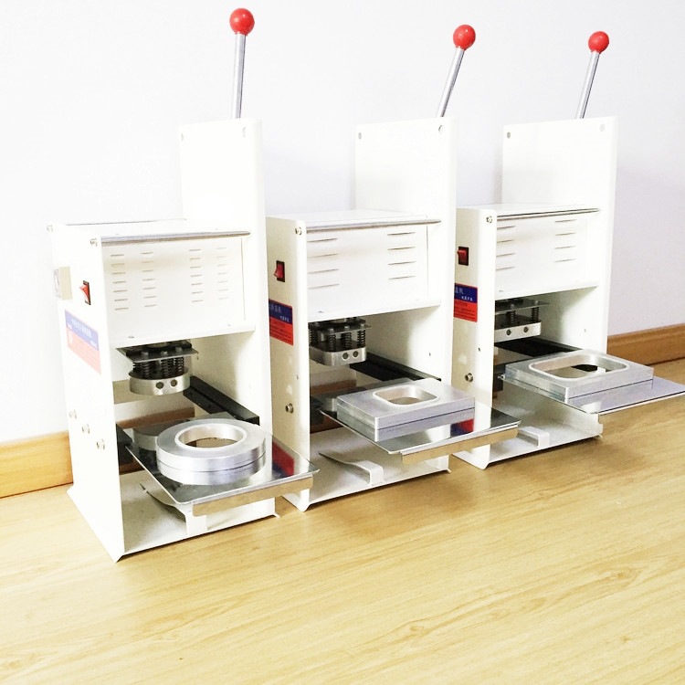 手动不漏油易撕铝箔外卖打包盒封口机 经济实用铝箔杯封口机